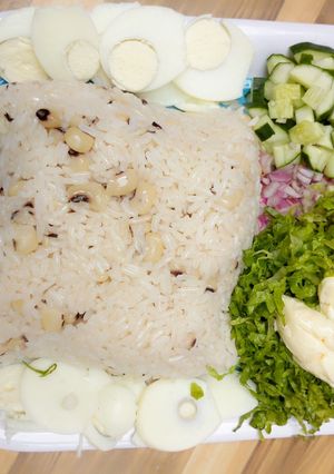 A picture of Shinkafa da wake 😋💃.