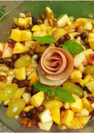A picture of Healthy fruit salad.