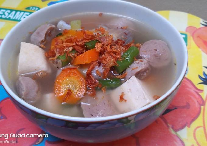 Resep Sop Baso Tahu Oleh Roro Woelan Cookpad