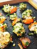 Coquille Saint-Jacques en persillade et gros sel à la plancha