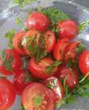 Tomate Cherry con perejil