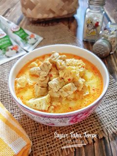 Foto resep Sayur Tahu Tempe Kuah Santan