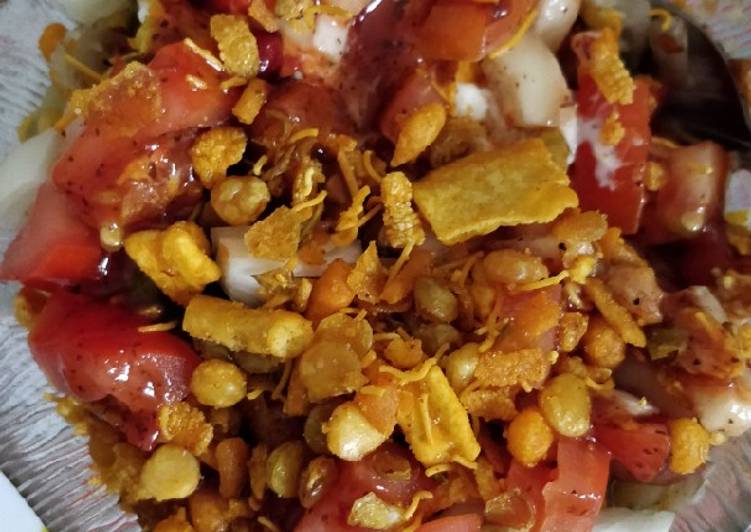 Quick "store cupboard" Chaat (Indian salad)