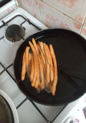 A picture of Gari snack(sandan ba'are).