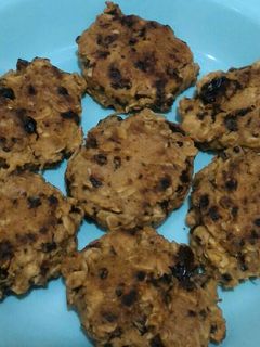 Foto resep Applesauce 🍎 Oatmeal Cookies (Vegan)