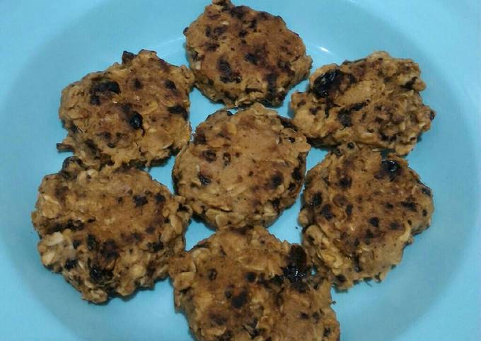 Applesauce 🍎 Oatmeal Cookies (Vegan)