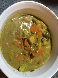 A picture of Savory Curry Soup.