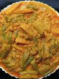 Chickpeas Luffa Potato Poppy Curry (ঝিঙে আলু কাবুলি পোস্ত)