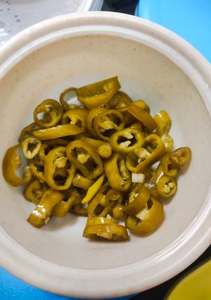 รูปของ พริกดอง Pickles Green Chilli (Jalapeno Pickle)