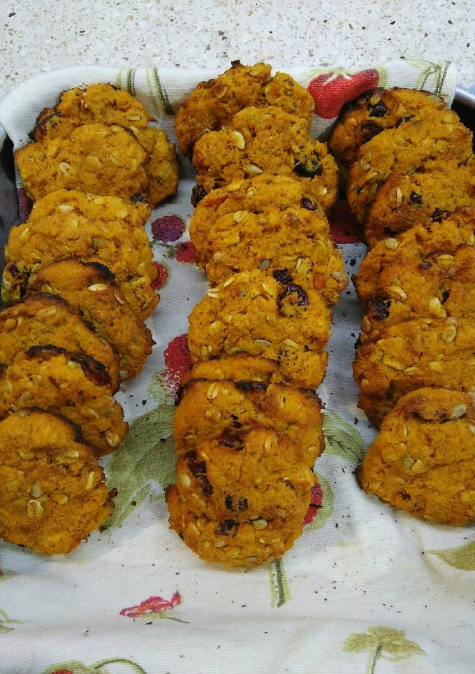 Una foto de Galletas de zanahoria y avena