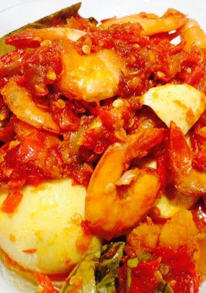 Foto resep Balado Telur & Udang