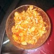 Pasta tiburón con carne picada y chorizo