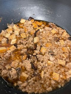 香菇豆干肉燥 的食譜成品照片