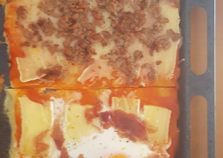 Pizzas con base de patata