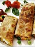 Hariyali paneer tikka roll