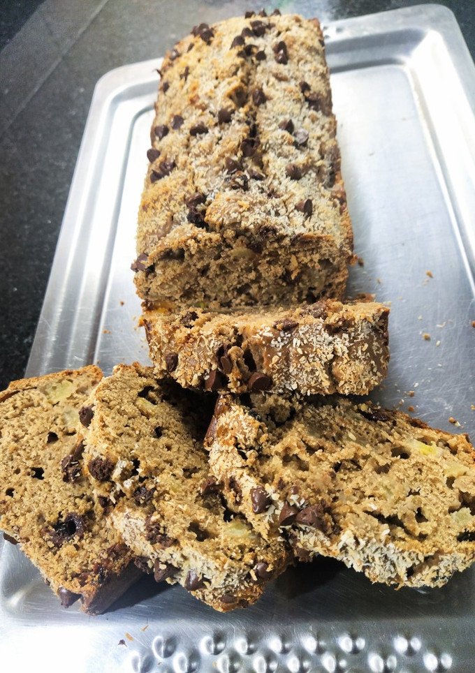 Una foto de Budín frutal con harina de avena y de arroz