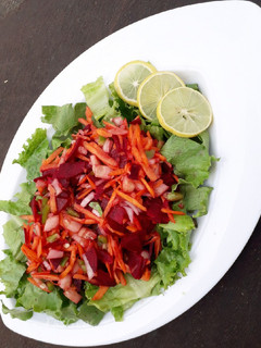 A picture of Carrot and Beetroot Salad.