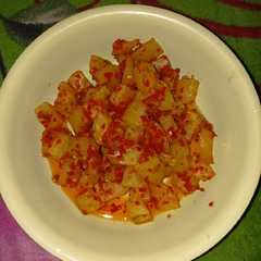 A picture of Kentang Balado.