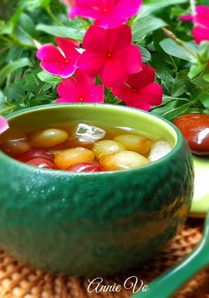 Hình của món Cooktail nho.