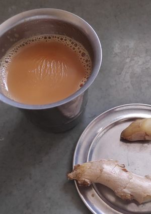 A picture of Adrak wali Chai☕.