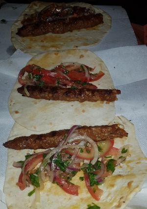 Una foto de Shish kebab
