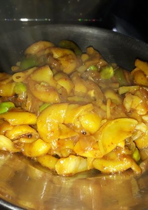 A picture of Spicy macaroni.