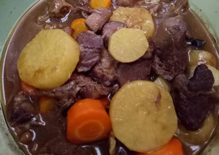 Stew sapi lobak ~ slow cooker