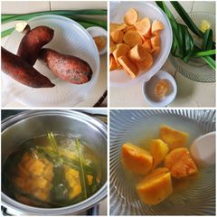 A picture of Dessert- Sweet Potatoes Soup.