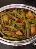 Cluster Beans-Potato Subzi/ Gavarfali-Batata Nu Shaak