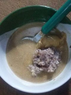 Foto resep Kolak durian ketan item (oblang)