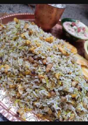 عکسی از دستور لوبیا چشم بلبلی پلو