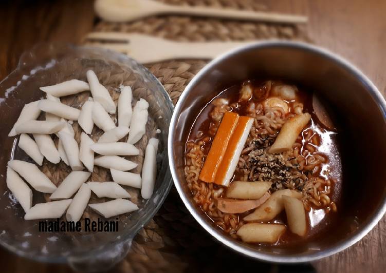 Kue beras / tteokbokki sederhana