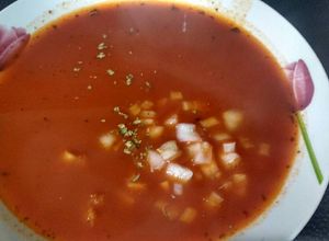 Una foto de Pancita de res o menudo rojo