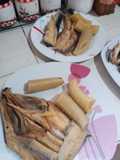 Pescado al pango con plátano