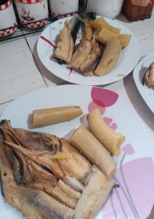 Una foto de Pescado al pango con plátano
