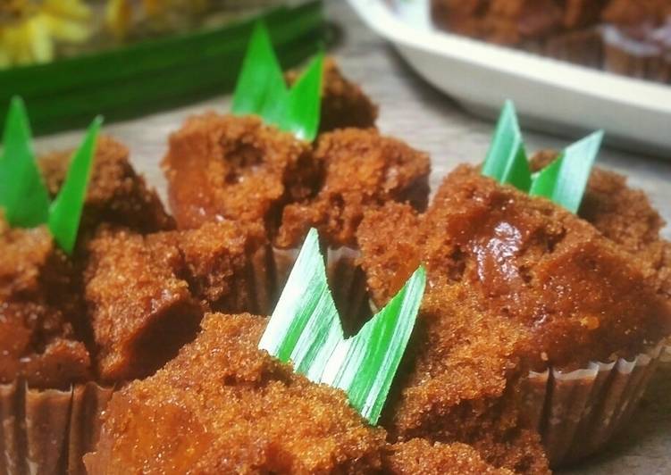 Cara membuat Bolkus Gula Merah Mocca No Mixer yang enak dan Mudah Dibuat