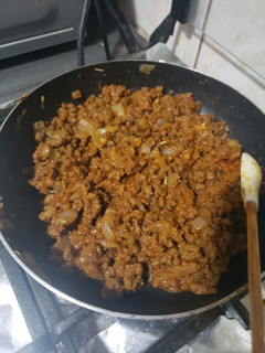 Una foto de Pino con carne de soya