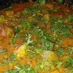 A picture of Lauki Sabji.