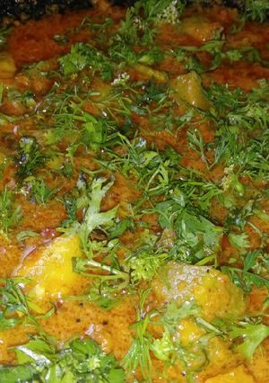 A picture of Lauki Sabji.