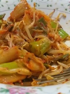 Foto resep 15. Tumis tauge kimchi