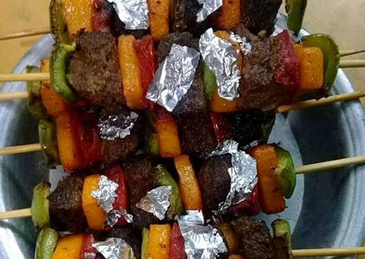 Recipe of Quick Smoky Shashlik Sticks