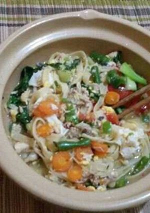 Foto resep Pasta Siram Sayuran (No MSG)
