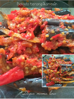 Foto resep Balado terong ikan asin