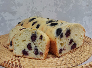 Una foto de Budín de moras