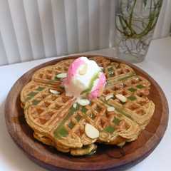 Waffle Matcha-レシピのメイン写真