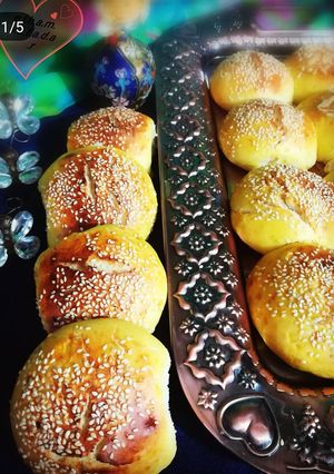 عکسی از دستور نان شیرمال الهام پز