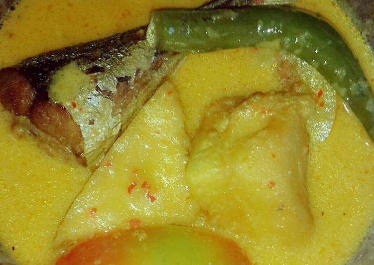 Gulai ikan serai tahu terong telunjuk
