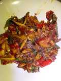 Sambal teri dengan kemangi #day15