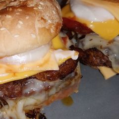 A picture of My freezer 1/4lb burgers (oven style).