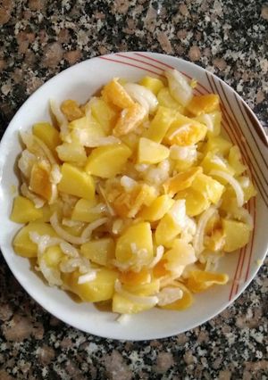 Una foto de Ensalada de bacalao